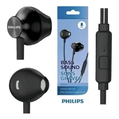 Auricular C/Mic P/Celular Philips Taue101 Negro