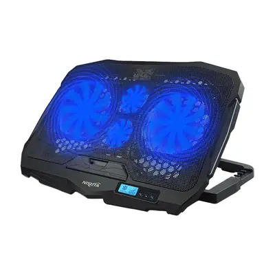 Base Para Notebook Nisuta Nscn93 Reclinable 4 Ventiladores C/ Regulador Velocidad