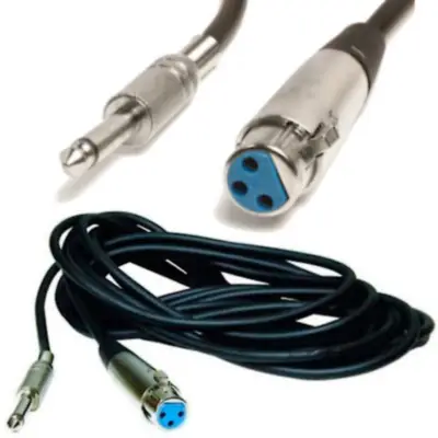 Detalles accesorios de Cable 3 Pines Xlr Canon A Plug 6,5Mm 3,6 Mts Balanceado