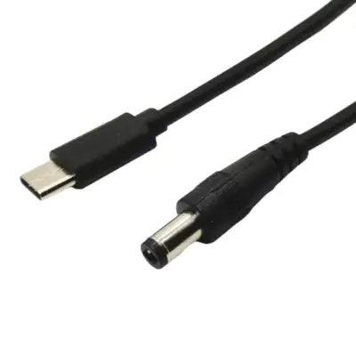 Detalles accesorios de Cable Usb C Macho / Plug Dc 5,5 X 2,1Mm Largo 1,5 M