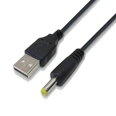 Cable Usb A Macho / Plug Dc 4,0 X 1,7Mm Largo 1 M