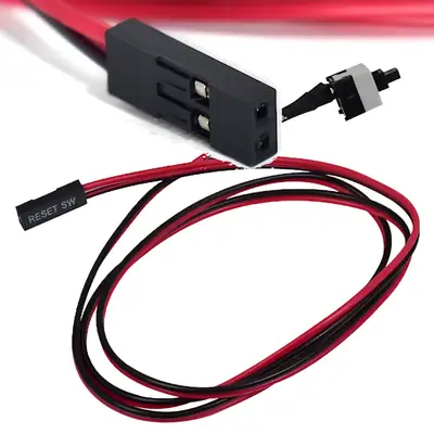 Detalles accesorios de Cable Boton Power/Reset 50 Cm Conector A Mb