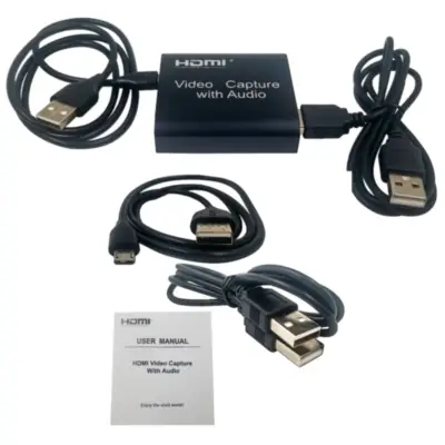 Detalles accesorios de Capturadora De Video Usb A Hdmi 4K Belsic Cap3050 Con Loop Y Audio