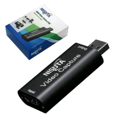 Detalles accesorios de Capturadora De Video Usb A Hdmi 4K Nisuta Nscvhd1