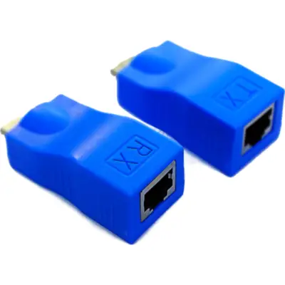 Detalles accesorios de Alargue Extension Hdmi Macho - Macho Por Cable Utp Cat 5E / 6 Rj45 Hasta 20 Mts