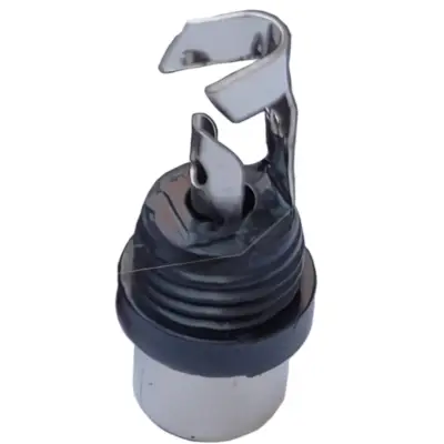 Detalles accesorios de Conector Ficha Rca Hembra Plastico Negro Calidad Superior