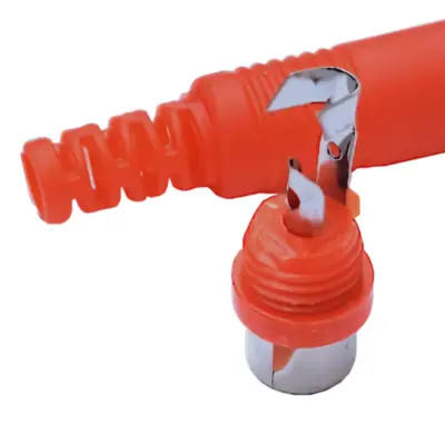 Detalles accesorios de Conector Ficha Rca Hembra Plastico Rojo Calidad Superior