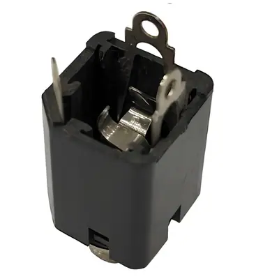 Detalles accesorios de Conector Ficha Mono Jack 6,5 Hembra Plastico Chasis C/Corte Rosca
