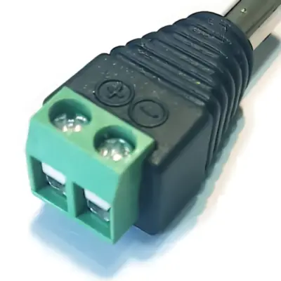 Detalles accesorios de Ficha Dc Hueco 5,5 X 2,1 X 9,5 Mm Plug Macho Bornera