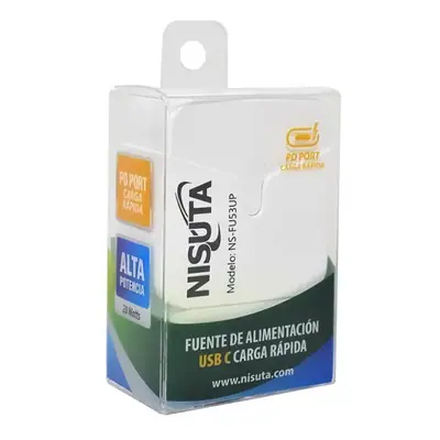 Detalles accesorios de Cargador 20W Usb-C Carga Rapida Pd Nisuta NSFU53UP Sin Cable