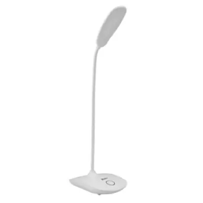 Velador Led Blanco Brazo Flexible Bateria Recargable