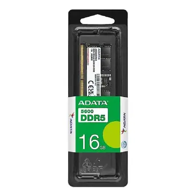 Vista lateral de Memoria Ddr5 16Gb Adata DDR5 5600MHz CL20 1.10V Negro