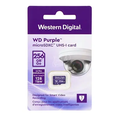 Detalles accesorios de Memoria Micro Sd 256Gb Sandisk Purple Especial Videovigilancia