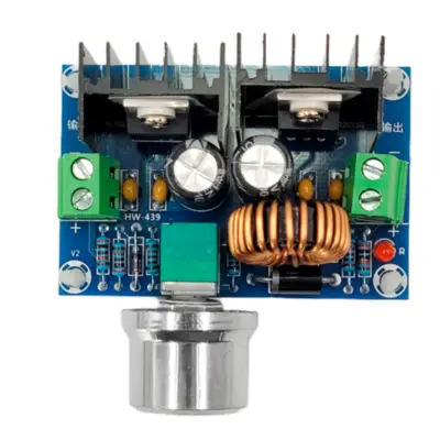 Detalles accesorios de Modulo Placa Dc-Dc Step-Down De 4/40V A 1,25/36V 8A Max Xl4016E1 250W Potenciometro