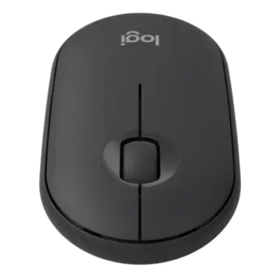 Vista lateral de Mouse Inalambrico Logitech M350 Pebble 2 Negro