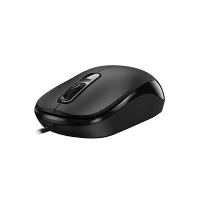 Vista lateral de Mouse Genius Dx-110 Usb 1000 Dpi Negro