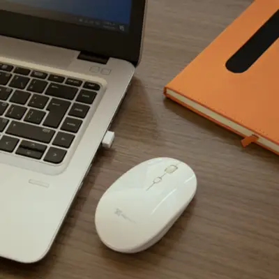 Detalles accesorios de Mouse Inalambrico Klip Xtreme Kmw-335Wh Arrow
