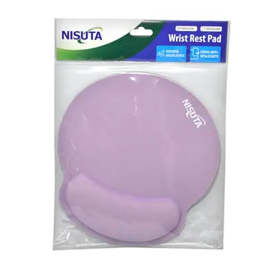 Vista lateral de Mouse Pad Con Apoyamunecas De Gel Nisuta