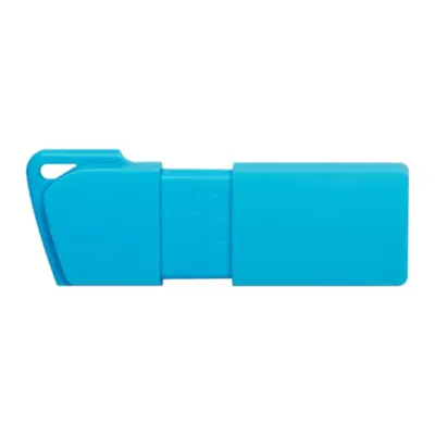 Vista lateral de Pendrive 128Gb Usb 3.2 Kingston Dtxm Exodia M Azul Neon