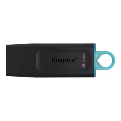 Vista lateral de Pendrive 64Gb Usb 3.2 Kingston Dtx Exodia Negro