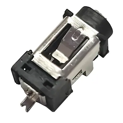 Vista lateral de Pin De Carga Para Notebook 2,5X0,7Mm Pin Central Dc-012A-1