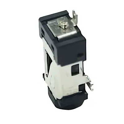 Vista lateral de Pin De Carga Para Notebook 2,5X0,7Mm Pin Central Dc-012B