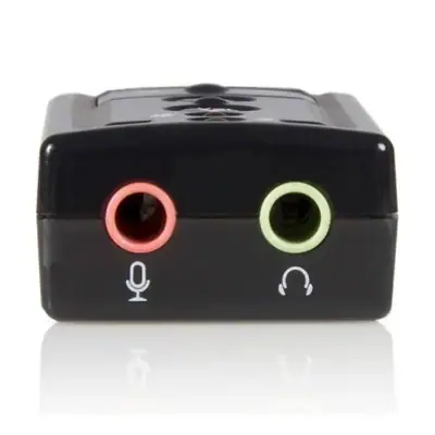 Detalles accesorios de Placa Sonido Usb Entrada Microfono + Salida Auricular