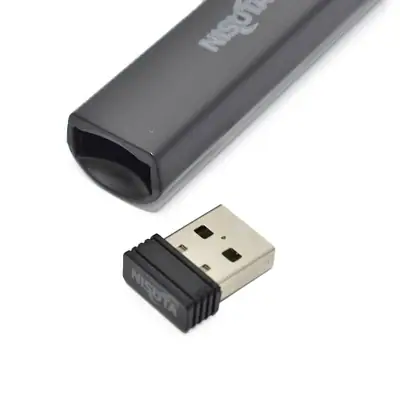 Vista lateral de Puntero Presentaciones Inalambrico Nisuta Ns-Wipr2