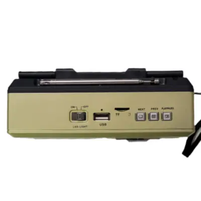 Detalles accesorios de Radio Am/Fm SONFTEC ST-321BTS Usb Recargable Bluetooth Mp3 Panel Solar