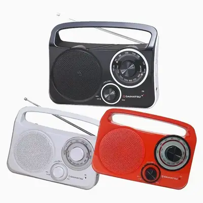 Detalles accesorios de Radio Am/Fm 220V Y Pilas Daihatsu D-Rp400