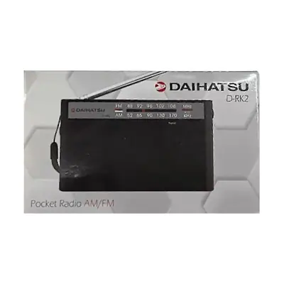 Detalles accesorios de Radio Portatil Am/Fm Daihatsu D-Rk2 2 Pilas Aa