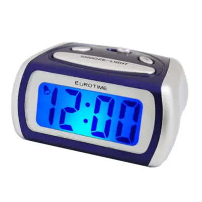 Reloj Despertador Eurotime 1618 Azul