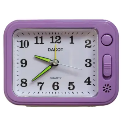 Reloj Despertador 4 agujas Dakot A92 Violeta
