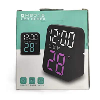 Reloj Despertador Digital Led Numeros Grandes