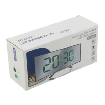 Detalles accesorios de Reloj Despertador Digital Led con espejo DT-6507