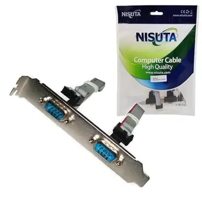 Detalles accesorios de Placa Slot Trasero Serie Rs232 Con 2 Puertos Db9 Conector X 2