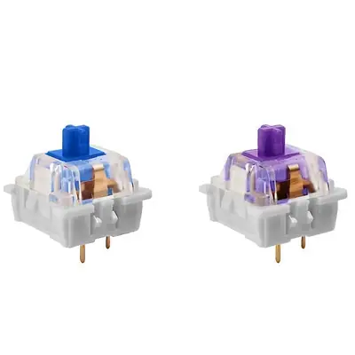 Detalles accesorios de Switch Outemu Violeta P/ Reemplazar Teclado Mecanico