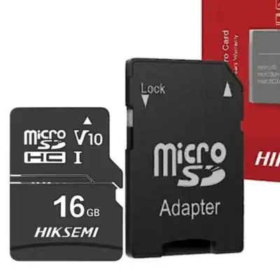 Detalles accesorios de Memoria MicroSD 16Gb Hiksemi NEO CL10 C/Adaptador