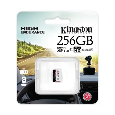 Detalles accesorios de Memoria Micro Sd 256Gb Kingston High Endurance Especial Videovigilancia