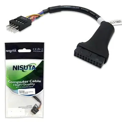 Detalles accesorios de Cable Usb 3.0 20 Pines Hembra A Usb 2.0 9 Pines Macho Ns-Adus23