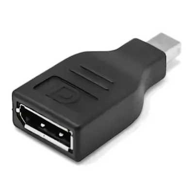 Vista lateral de Adaptador Mini Displayport Macho / Displayport Hembra