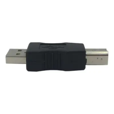 Vista lateral de Adaptador Usb 2.0 A-B Macho-Macho