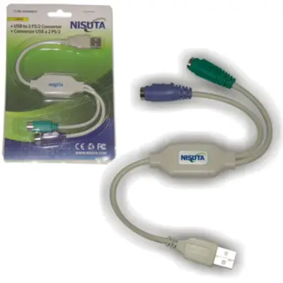 Detalles accesorios de Cable Usb A 2.0 Macho / Ps2 Adaptador Para Mouse Y Teclado