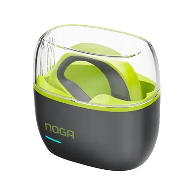 Vista lateral de Auricular Inalambrico Noga Btwins 38 Bluetooth Verde