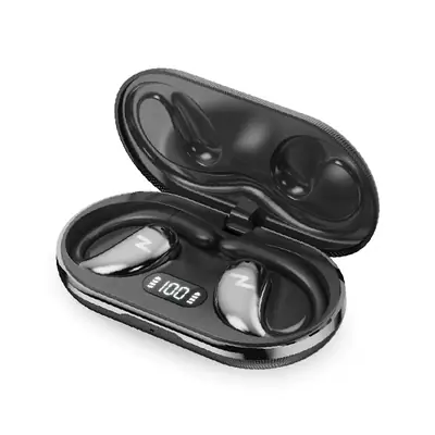 Vista lateral de Auricular Inalambrico Noga Btwins 39 Bluetooth Negro