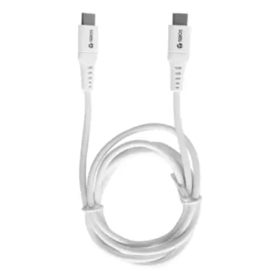 Detalles accesorios de Cable Usb C Macho / C Macho 1 m Blanco PD 100W Teros