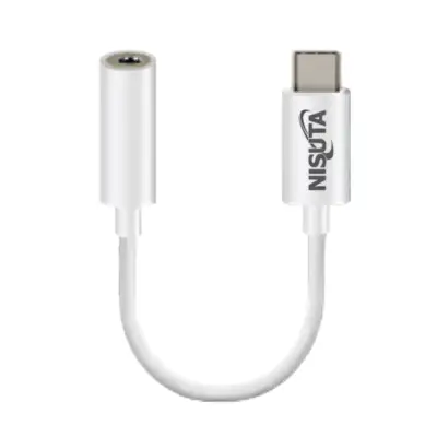 Cable Usb-C Macho A Miniplug 3,5Mm Hembra 10Cm Nisuta