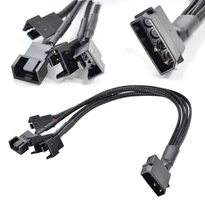 Detalles accesorios de Cable P/Cooler Molex Macho A 3/4 Pin (X4) Macho