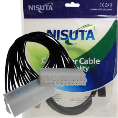 Detalles accesorios de Cable Para Fuente Atx Extension De 24 Pines Nisuta