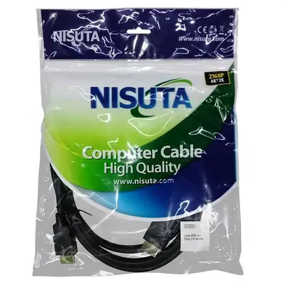 Detalles accesorios de Cable Hdmi Macho - Macho 3 Mts V2.0 4k Nisuta